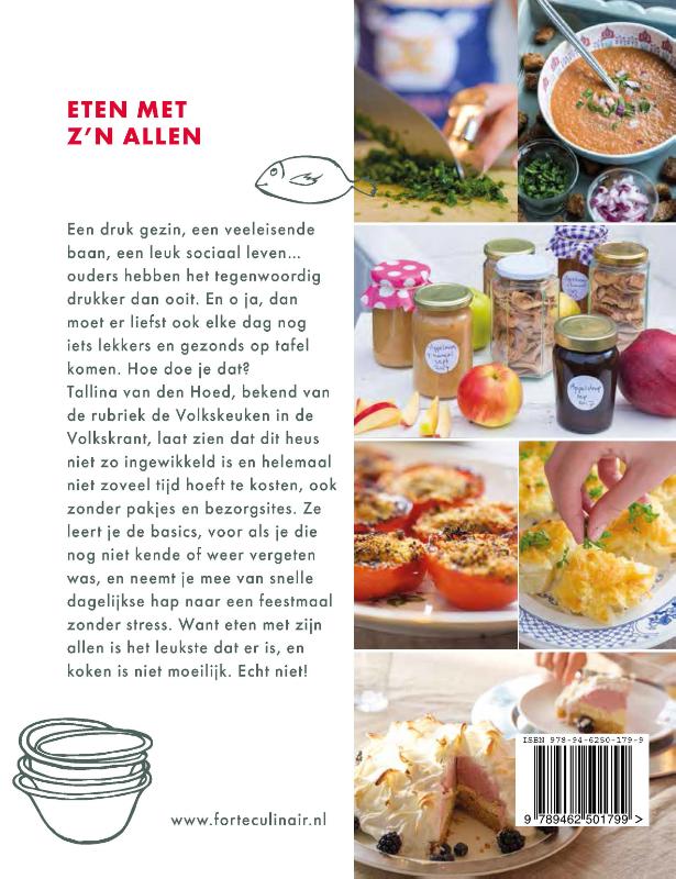 Achterkant van Eten met z'n allen