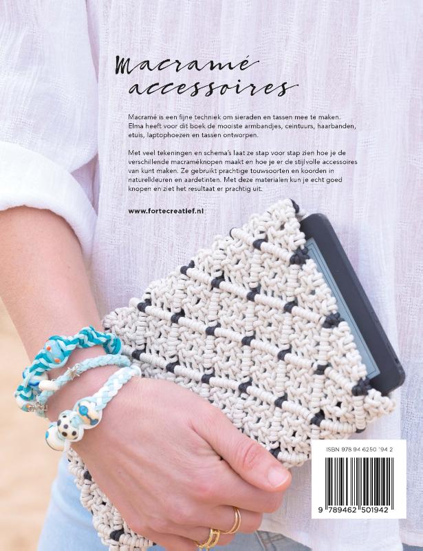 Achterkant van Macrame accessoires