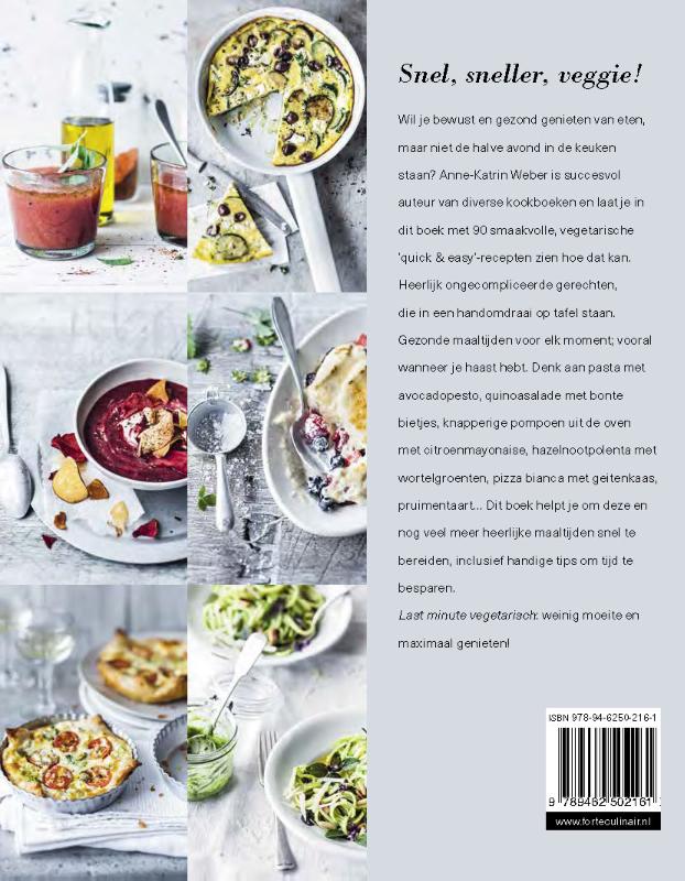 Achterkant van Last minute vegetarisch