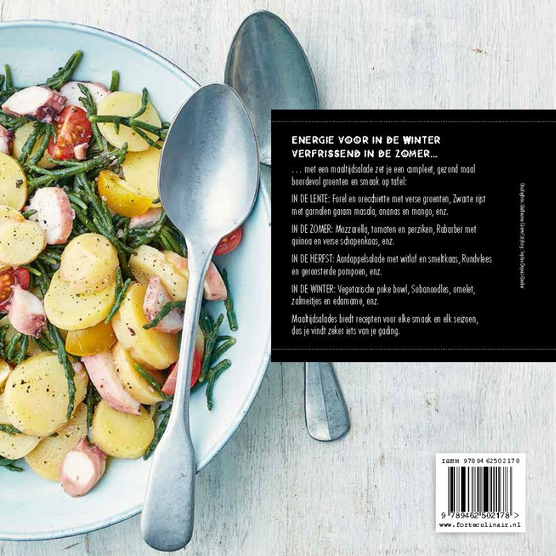 Achterkant van Maaltijdsalades