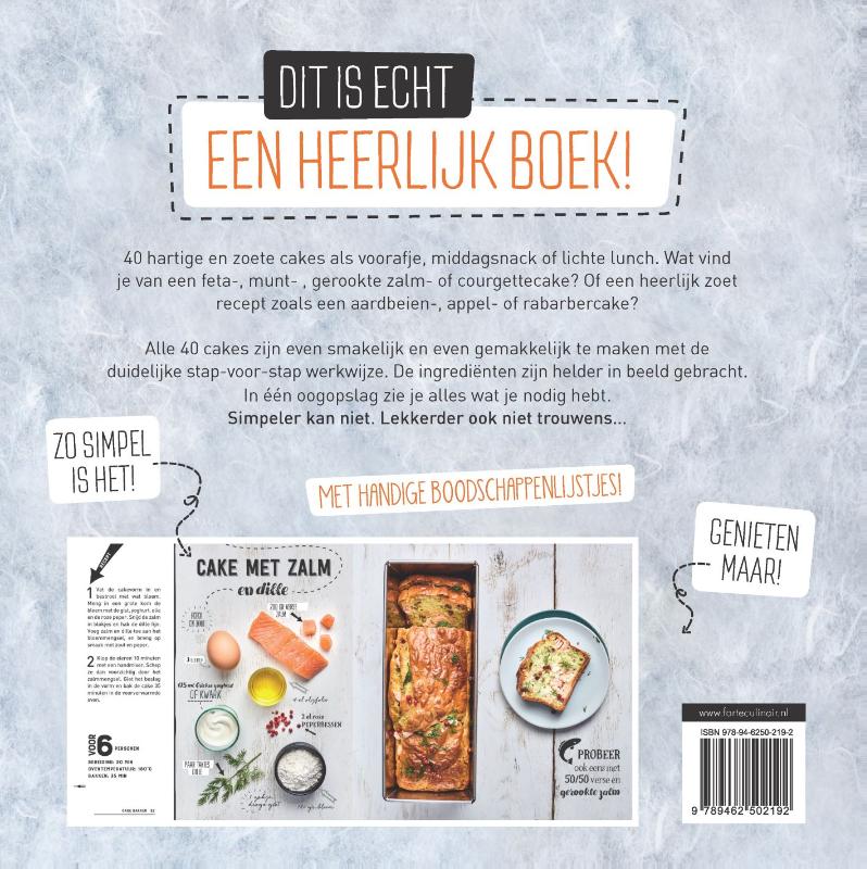 Achterkant van Cake bakken