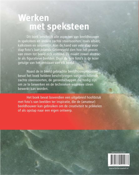 Achterkant van Werken met speksteen