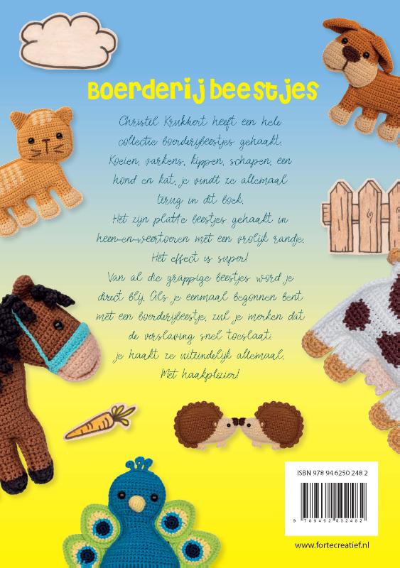 Achterkant van Boerderijbeestjes