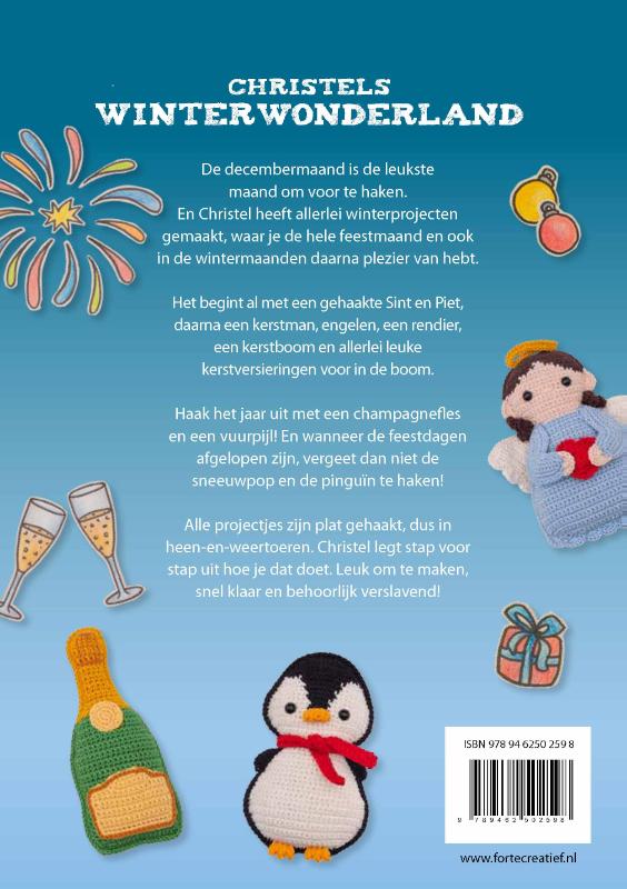 Achterkant van Christels winterwonderland