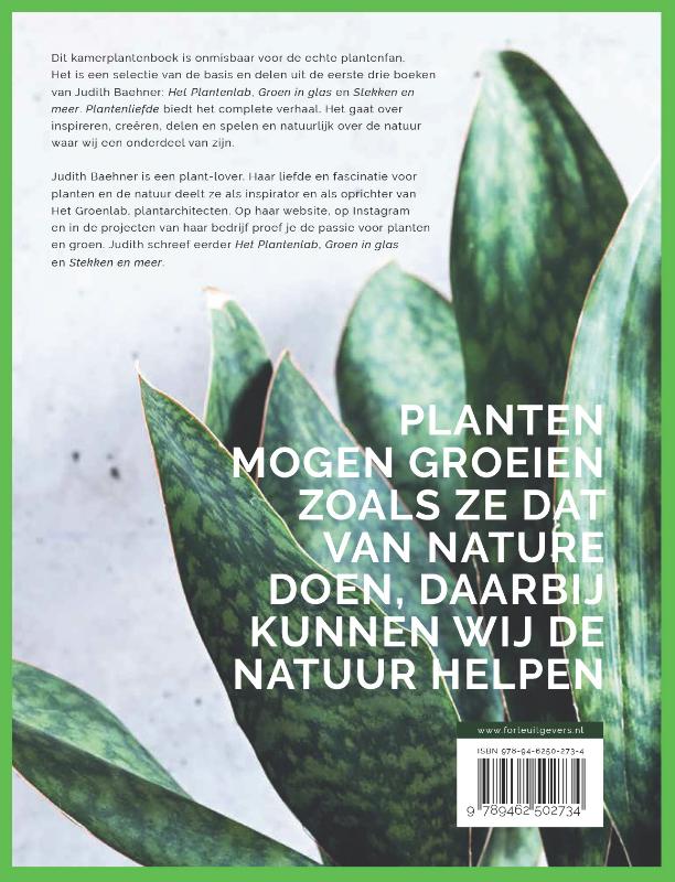 Achterkant van Plantenliefde