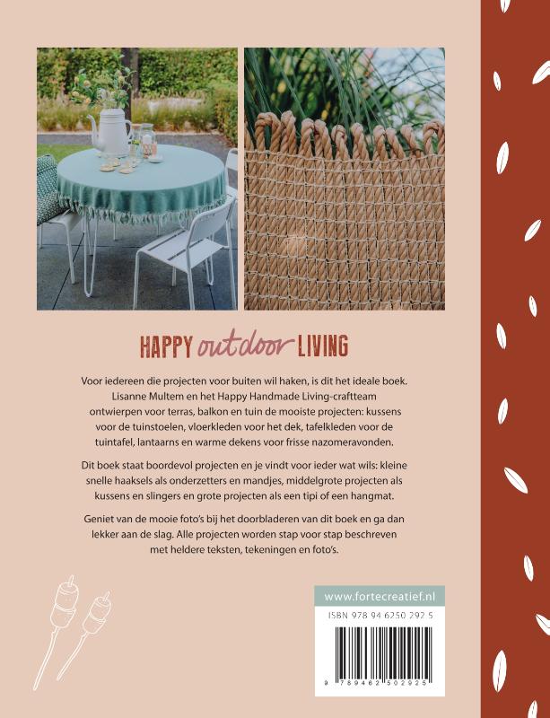 Achterkant van Happy Outdoor Living