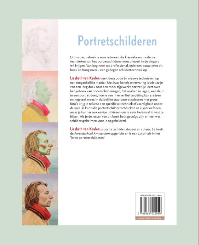 Achterkant van Portretschilderen