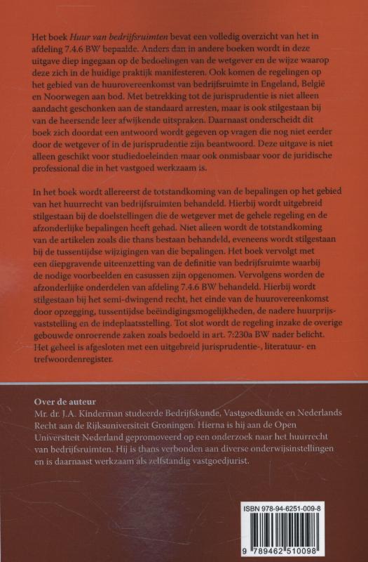 Achterkant van Huur van bedrijfsruimten