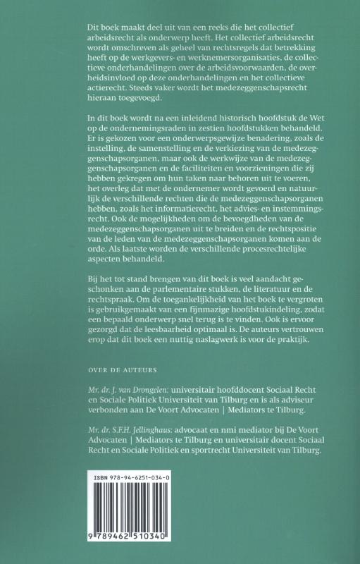 Achterkant van Wet op de ondernemingsraden