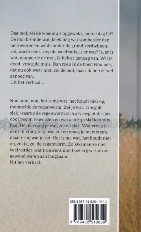 Achterkant van Verhalen bij de zandheuvel
