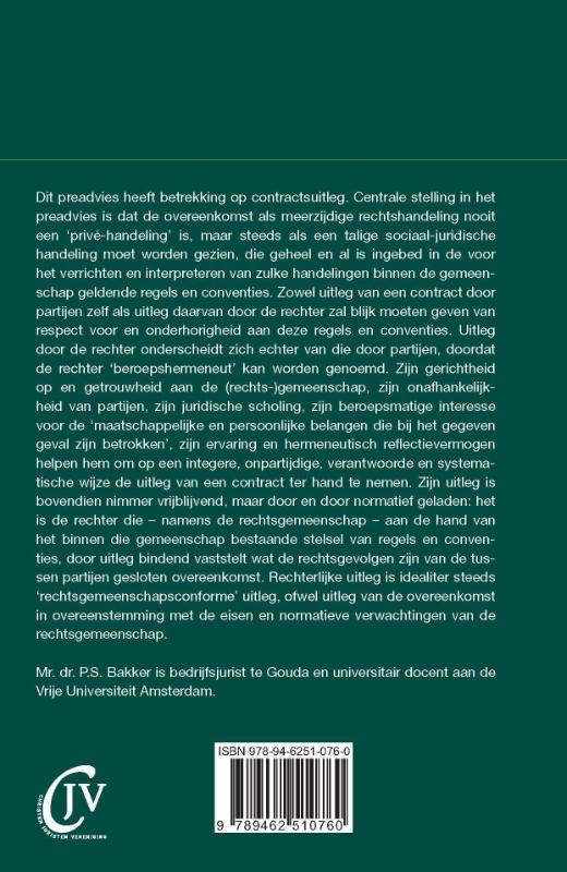 Achterkant van Rechtsgemeenschapsconforme uitleg