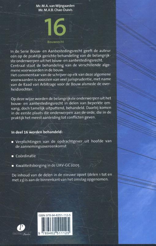 Achterkant van Jurisprudentie en regelgeving