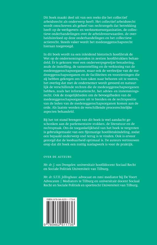 Achterkant van Wet op de ondernemingsraden