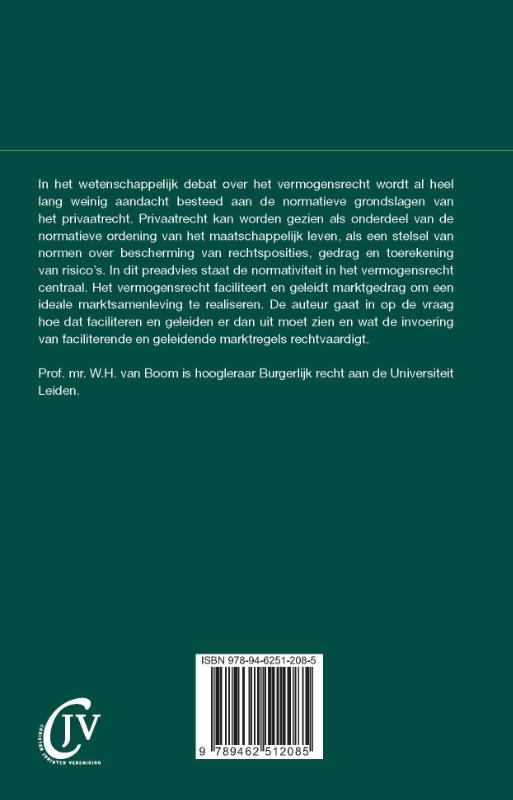 Achterkant van Norm en normativiteit in het vermogensrecht