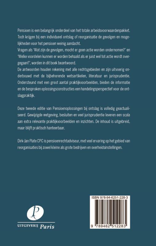 Achterkant van Pensioenoplossingen bij ontslag