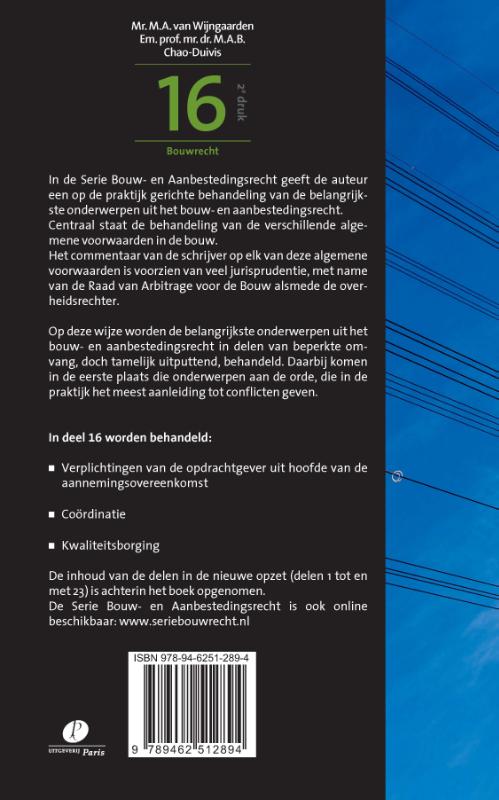 Achterkant van Jurisprudentie en regelgeving