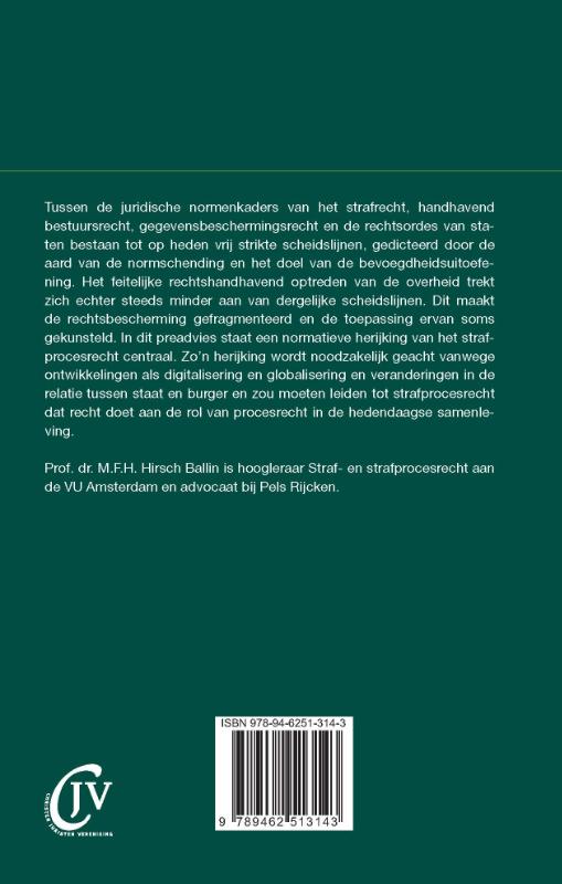 Achterkant van Responsief strafprocesrecht in een netwerk van rechtsbetrekkingen
