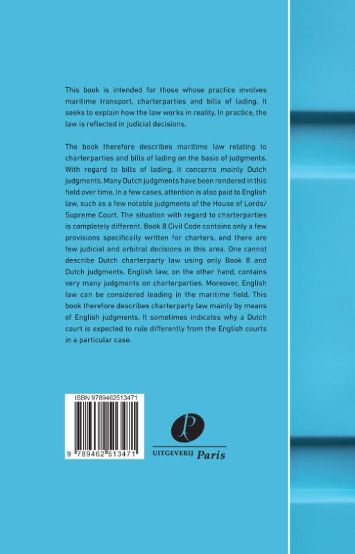 Achterkant van Bills of Lading and Charterparties in Maritime Law