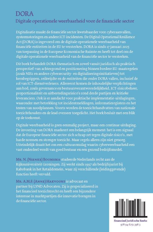 Achterkant van DORA