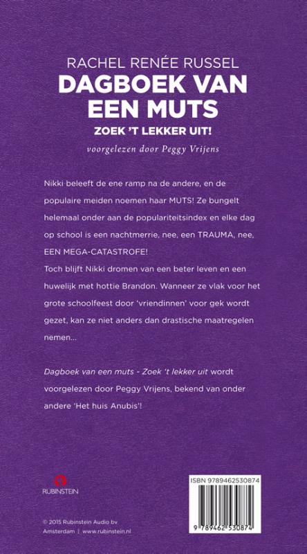 Achterkant van Zoek 't lekker uit!