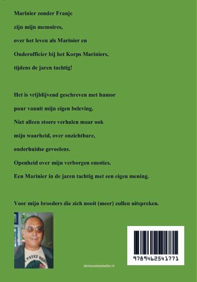 Achterkant van Marinier zonder franje