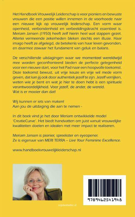 Achterkant van Handboek vrouwelijk leiderschap