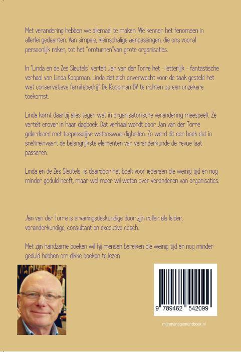 Achterkant van Linda en de zes sleutels
