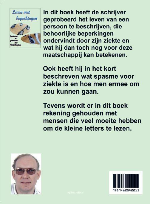 Achterkant van Leven met beperkingen