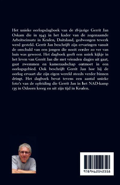 Achterkant van Oorlogsdagboek van mijn vader