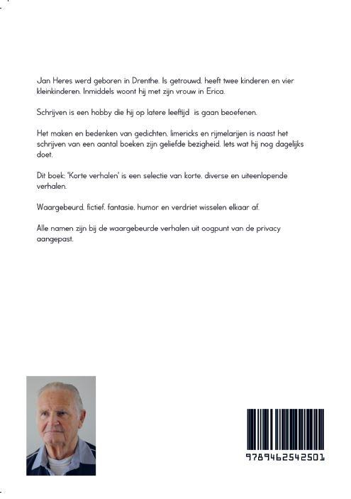 Achterkant van Korte verhalen