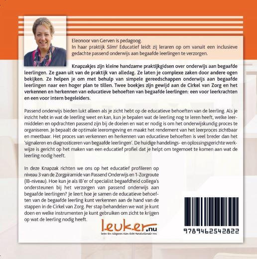 Achterkant van De cirkel van zorg voor intern begeleiders