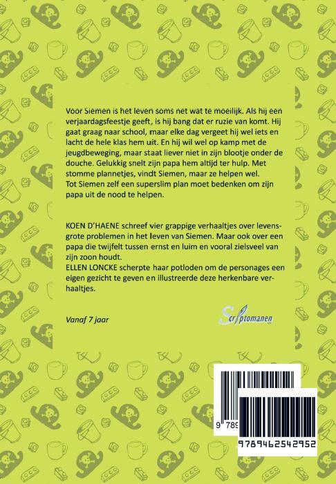 Achterkant van De plannetjes van papa