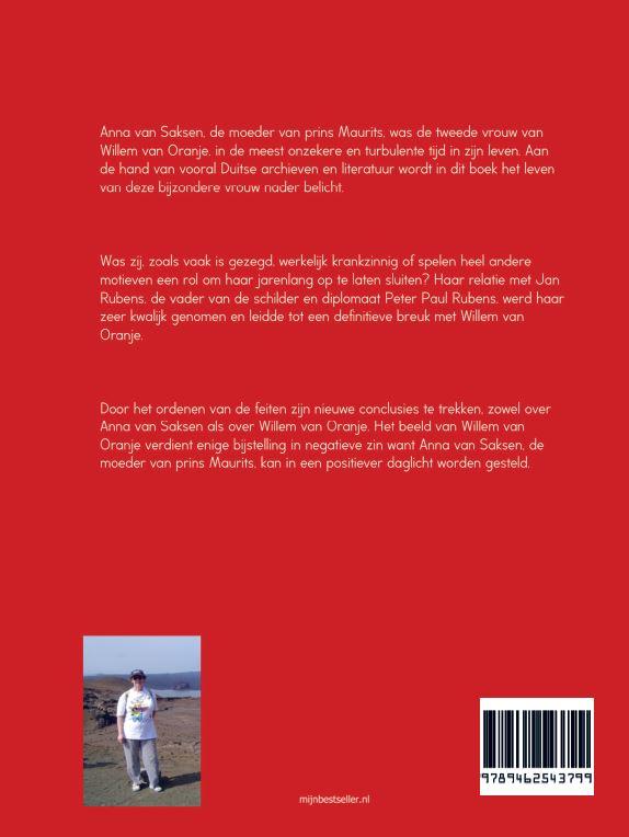 Achterkant van Anna van Saksen