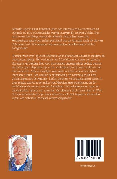 Achterkant van Betalen voor twee