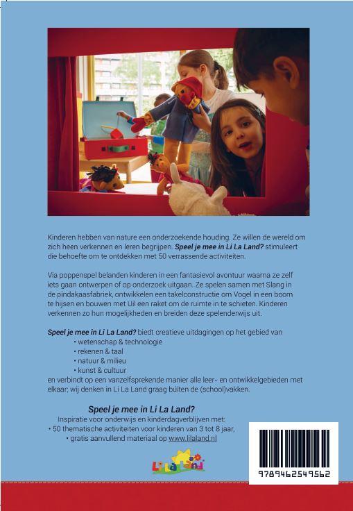 Achterkant van Speel je mee in Li La Land?