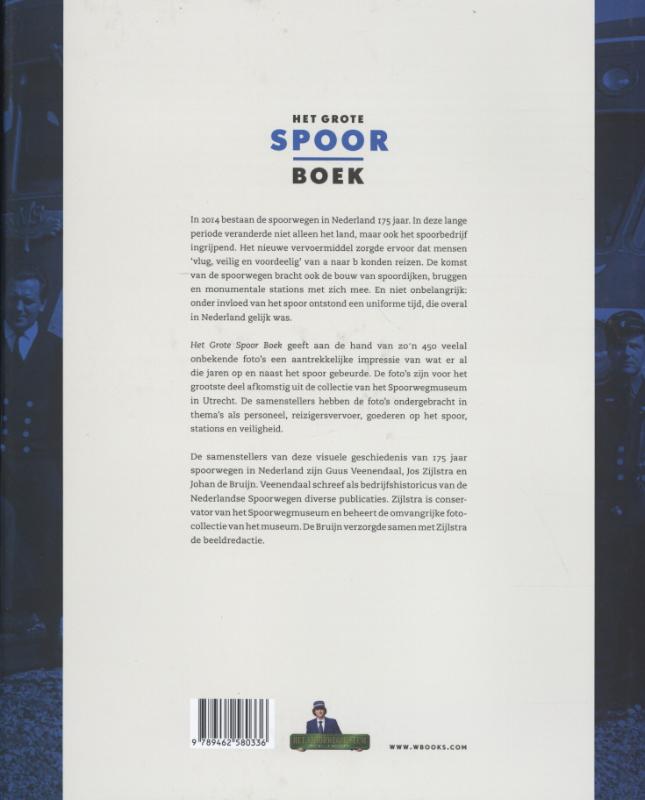 Achterkant van Het grote spoor boek
