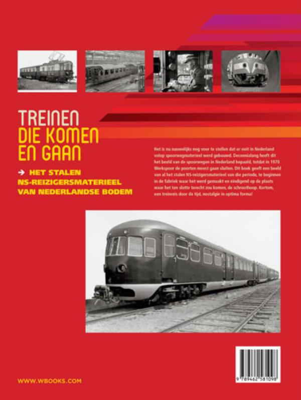 Achterkant van Treinen die komen en gaan