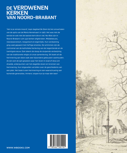 Achterkant van De verdwenen kerken van Noord-Brabant