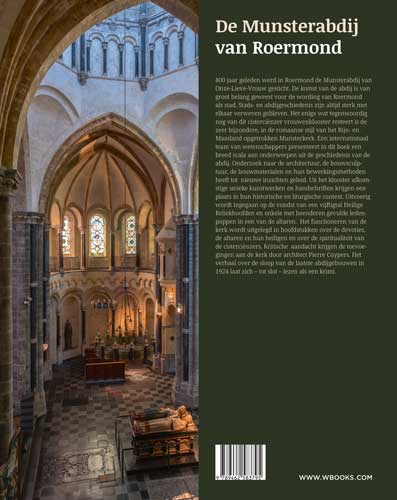 Achterkant van 800 jaar Munsterabdij Roermond