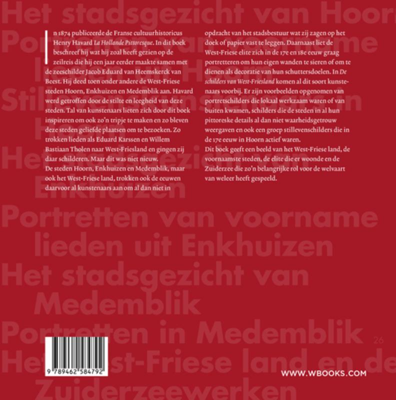 Achterkant van De schilders van West-Friesland