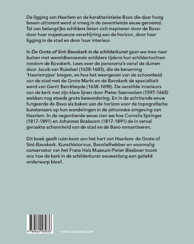 Achterkant van De Bavo in de Schilderkunst