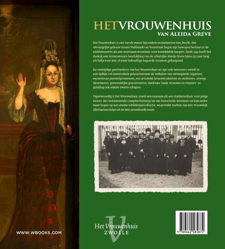 Achterkant van Het Vrouwenhuis van Aleida Greve