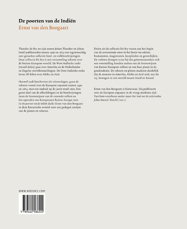 Achterkant van De poorten van de Indiën