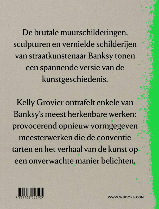 Achterkant van Banksy en de meesters