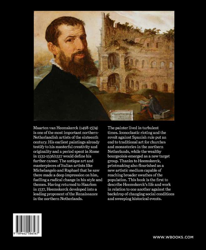 Achterkant van Maarten van Heemskerck 1498-1574
