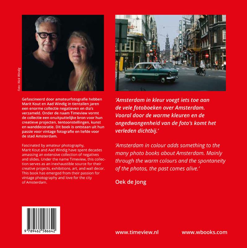 Achterkant van Amsterdam in kleur