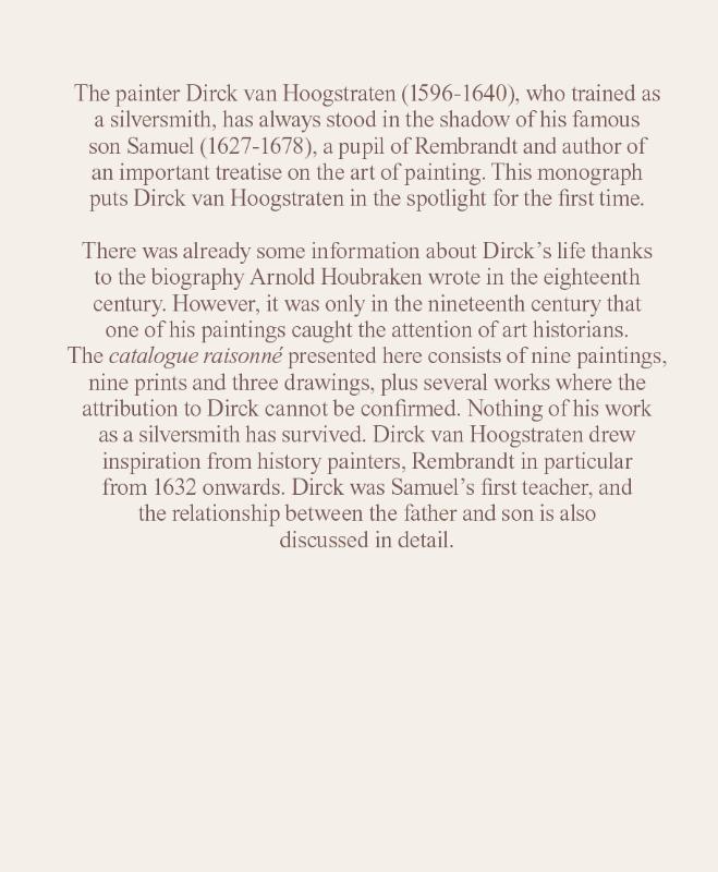Achterkant van Dirck van Hoogstraten