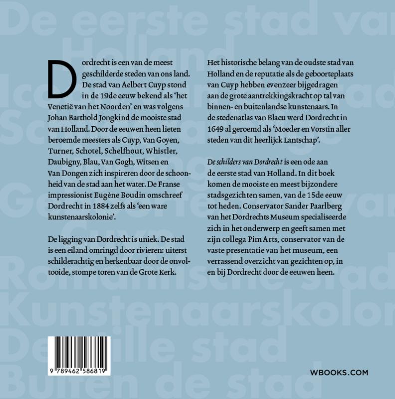 Achterkant van De schilders van Dordrecht