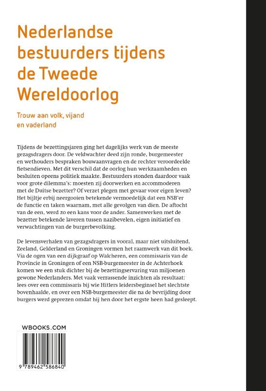 Achterkant van Nederlandse bestuurders tijdens de Tweede Wereldoorlog