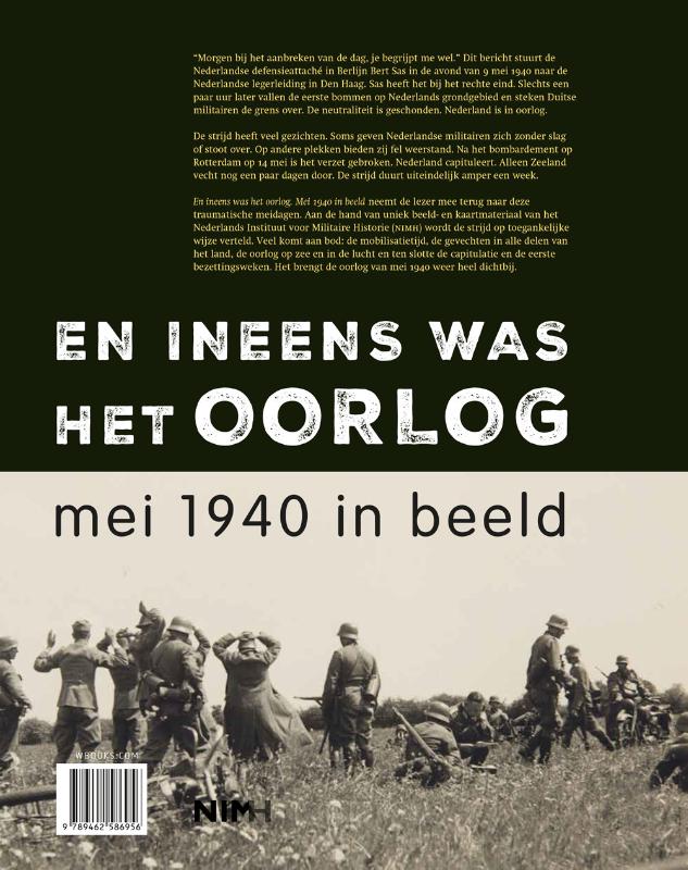 Achterkant van En ineens was het oorlog